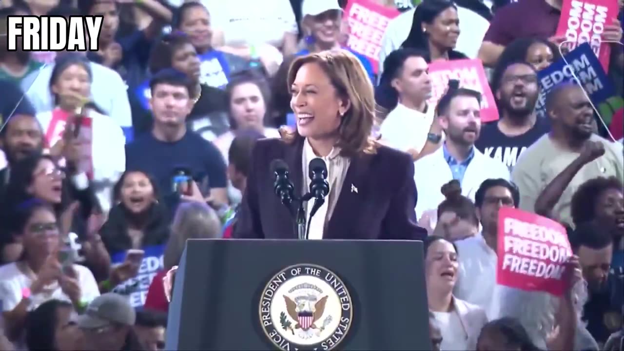 Is Kamala losing control of her crowds?