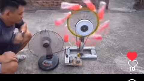 Recycled Materials Inertia Free Energy Generator