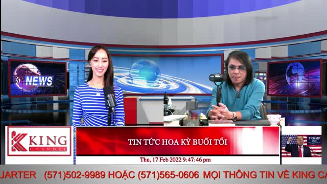 TIN TỨC HOA KỲ BUỔI TỐI - 02/17/2022 - The KING Channel