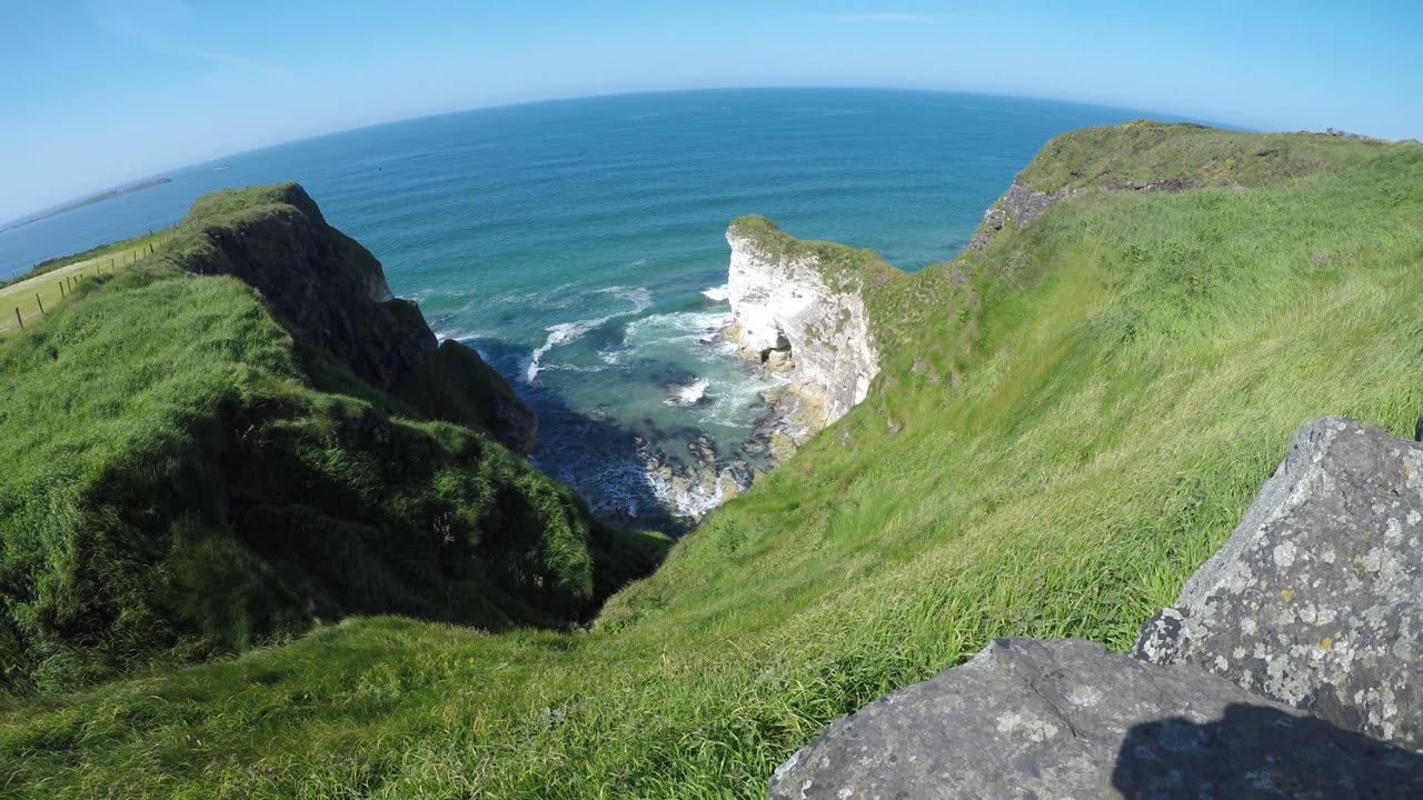 Mark Clark Portrush in Dunluce Castle and the UK 2023.