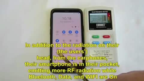 Airpods Deadly Radio Frequency EMF Radiation. Signal Level Remains Extremely Hi Even After Use