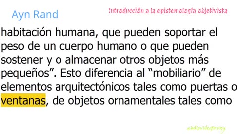 Ayn Rand - Introducción a la epistemología objetivista 1/2