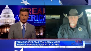 REAL AMERICA -- Dan Ball W/ Mark Lamb, Sheriff Lamb & Tom Homan & Dr. Phil Tour Border, 12/5/24