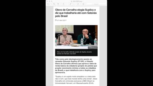 Olavo de Carvalho e o Secretário Muçulmano de Michel Temer