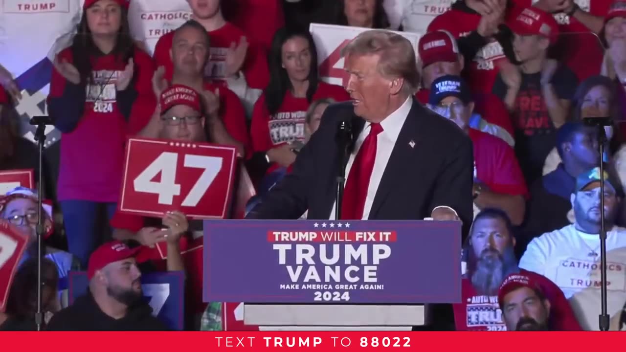 Full Speech President Trump in Warren, MI 011124