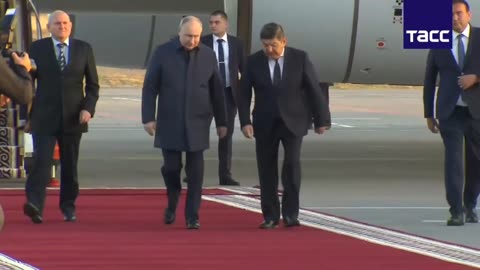 Vladimir Putin arrived in Kyrgyzstan