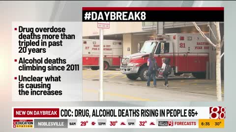 CDC: Drug, alcohol deaths rising in people 65+