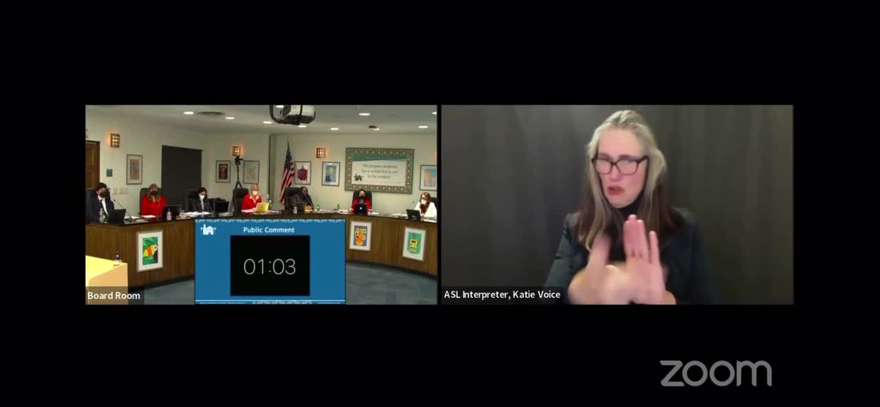 Lisa at SBUSD 2/22 Friend of the family of the student who was allegedly attacked