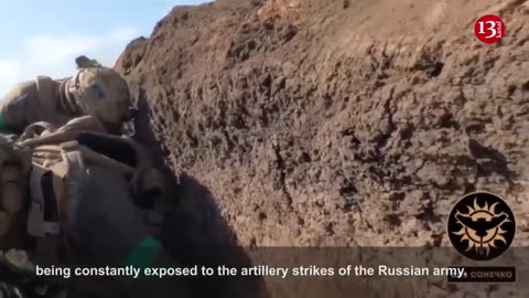 Ukrainian fighters trying to advance under fire from Russians around Bakhmut