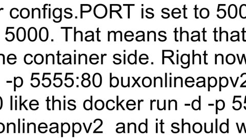 Can39t send request on running docker image Error socket hang up in postman In browser localhost di