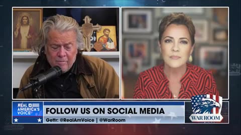 Steve Bannon Talks to Kari Lake!