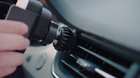 Wireless Charging Car Phone Holder 15W Air Outlet Phone Stand