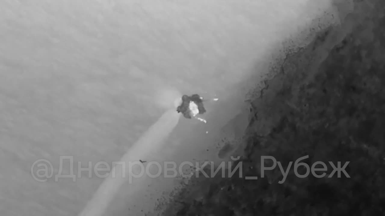 The Lancet UAV destroyed an AFU boat in the waters of the Dnieper River