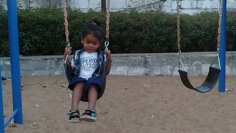 Little Boy Playing In Home Garden