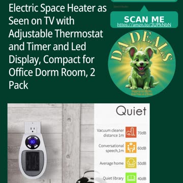 🌟 Discover the Minetom 350W&450W Space Heater!