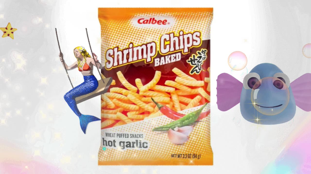 Calbee Shrimp Chips Review Hot Garlic Flavor