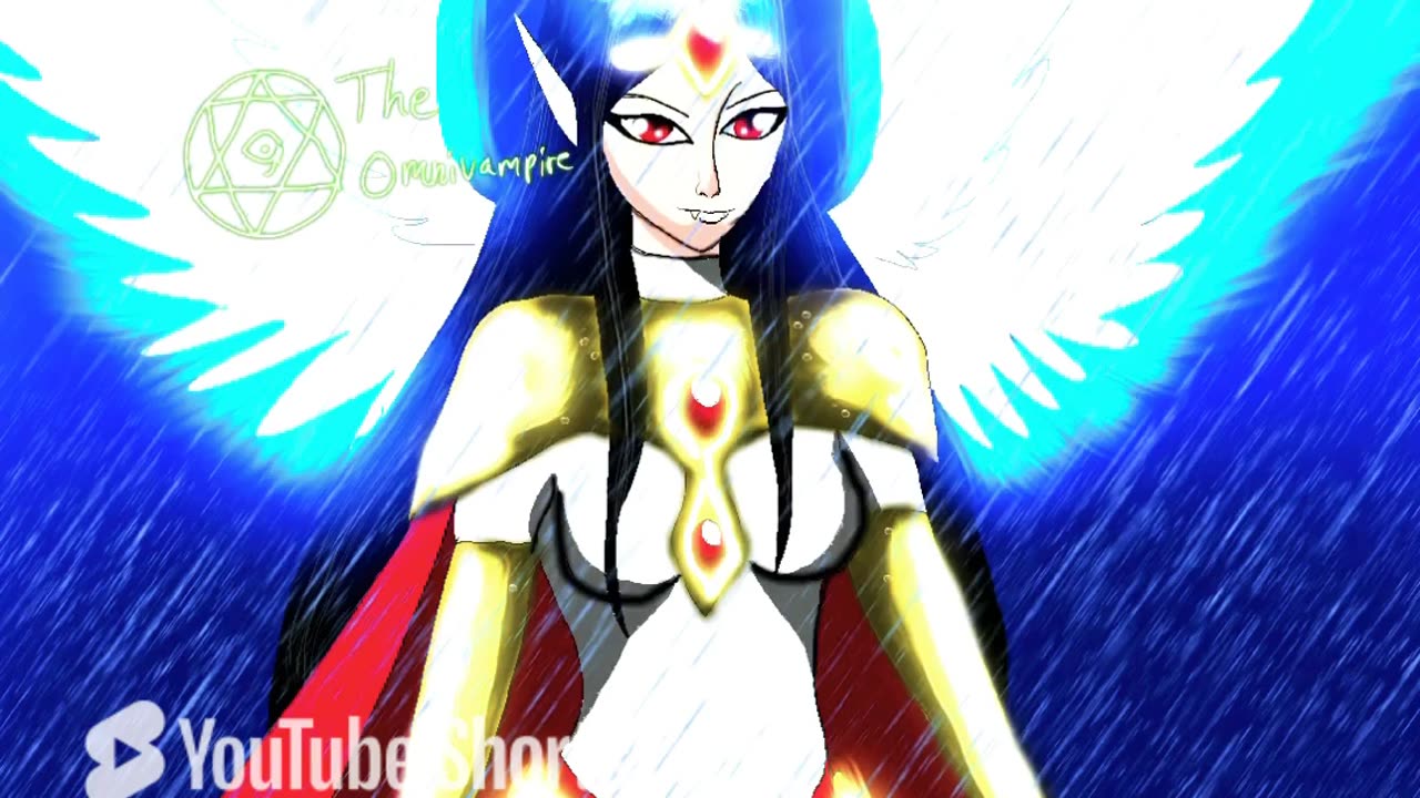 Speedpaint thunder rain and lightning beneath her heels
