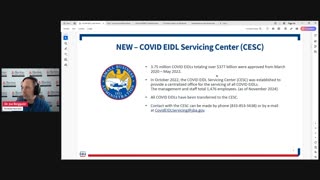 Episode 272: New SBA Covid EIDL Servicing Center (CESC) and MySBA Loan Portal