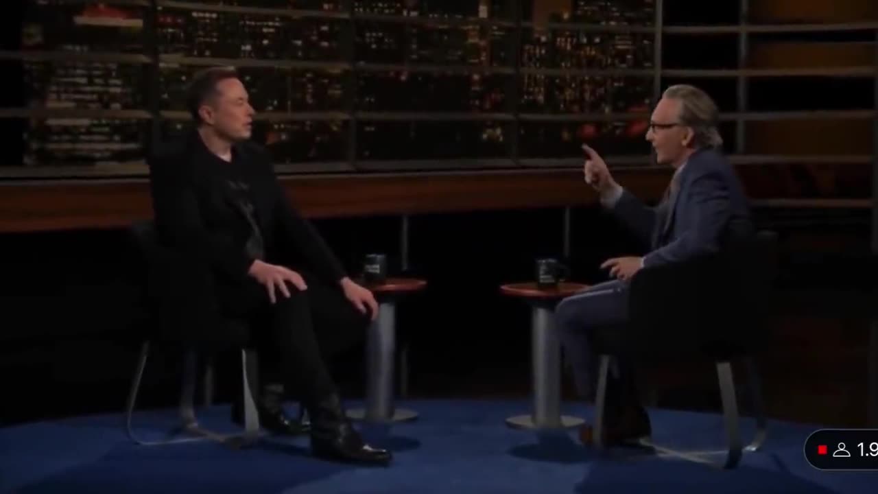 Elon Musk on Bill Maher about the woke mind virus