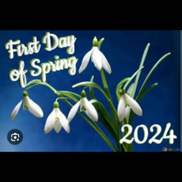 First day of spring 3/17/24
