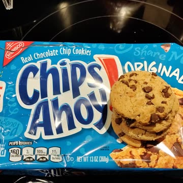 Eating Nabisco Party Chips Ahoy! Real Chocolate Chip Cookies, Dbn, MI, 8/6/23