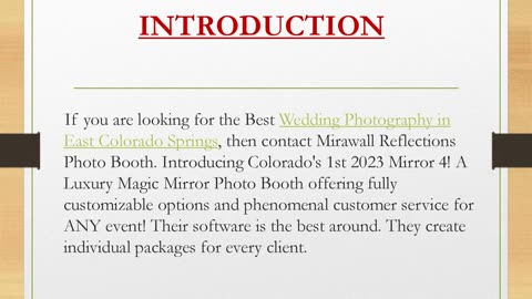 Best Wedding Photography in East Colorado Springs