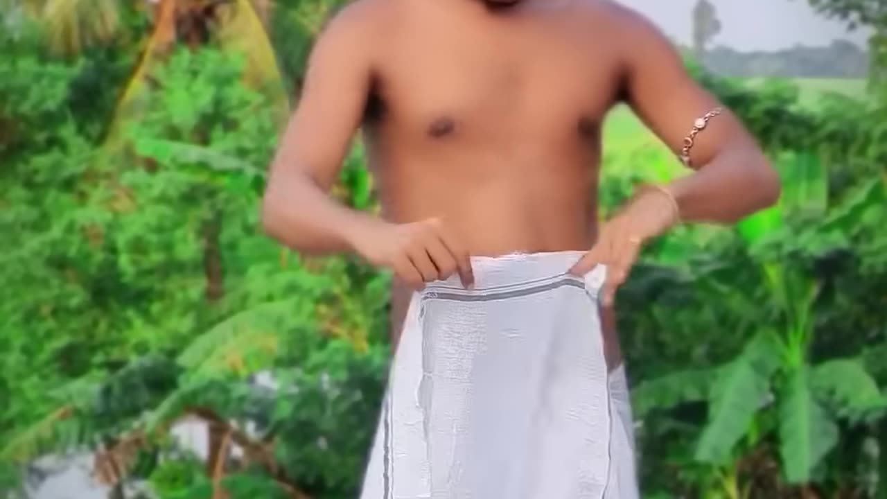 🙏😎Wearing Dhoti in a new way | ❤️👌