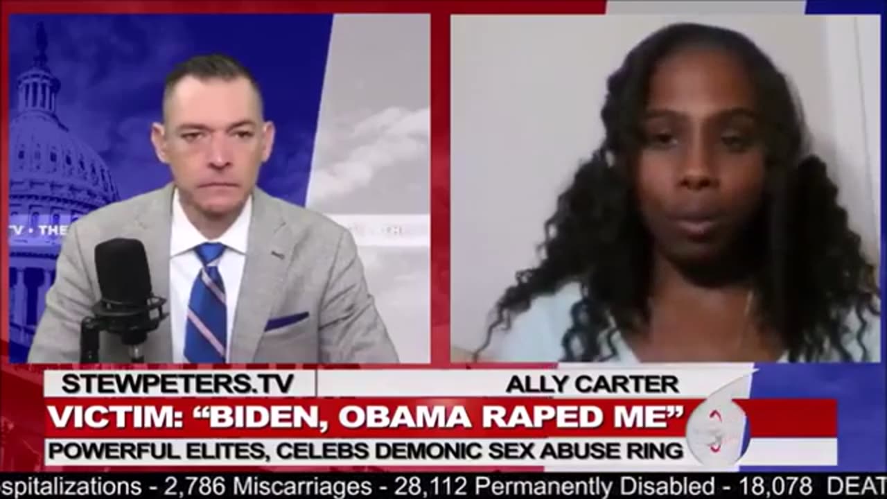 V4-V8 VICTIM ALLY CARTER, "BIDEN, OBAMA RAPED ME", POWERFUL ELITES, CELEBS DEMONIC SEX ABUSE RING,