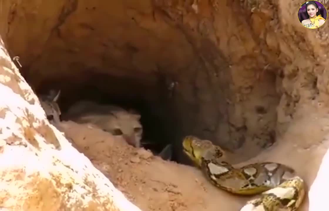 Wild animal kids fight snack and tiger