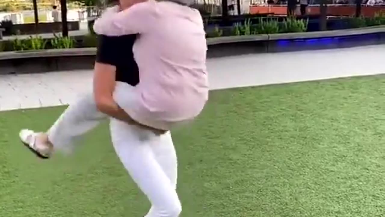 When you used to carry your granddaughter to dance, but now, at 93, she carries you