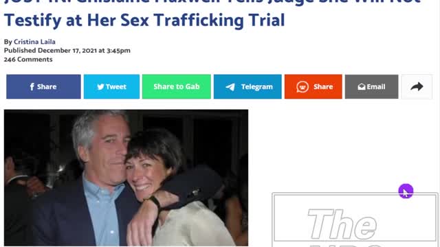 Ghislaine Maxwell Tells Judge She Will NOT Testify