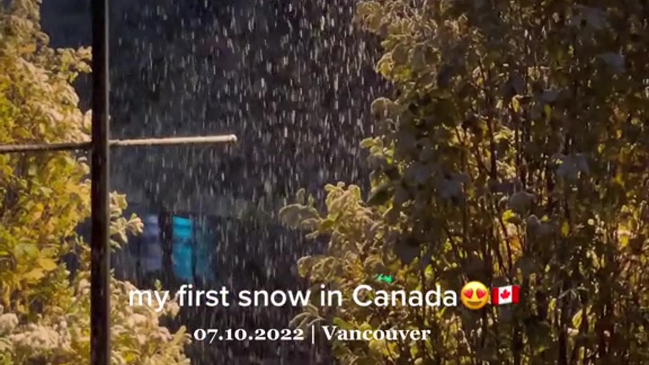He loves it 🥺❄️