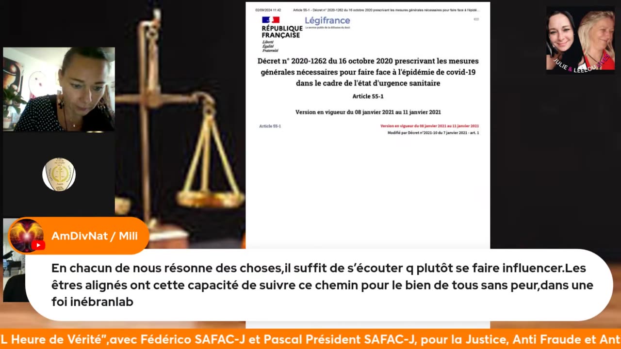 ✨✨L Heure de Vérité✨✨avec SAFAC-J ✨✨