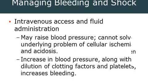 AEMT Ch 17 Resuscitation Managing Shock and Cardiac Arrest Part 2