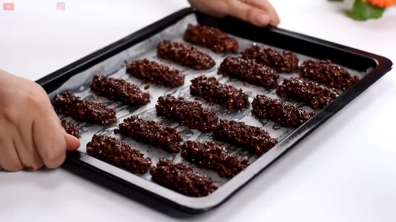 Simple and Easy chrunchy choco snacks 🤤🤤