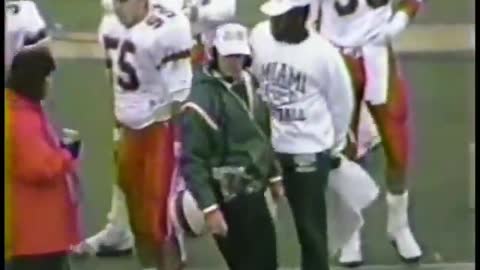1989 - #7 Miami Hurricanes at #14 Pittsburgh Panthers