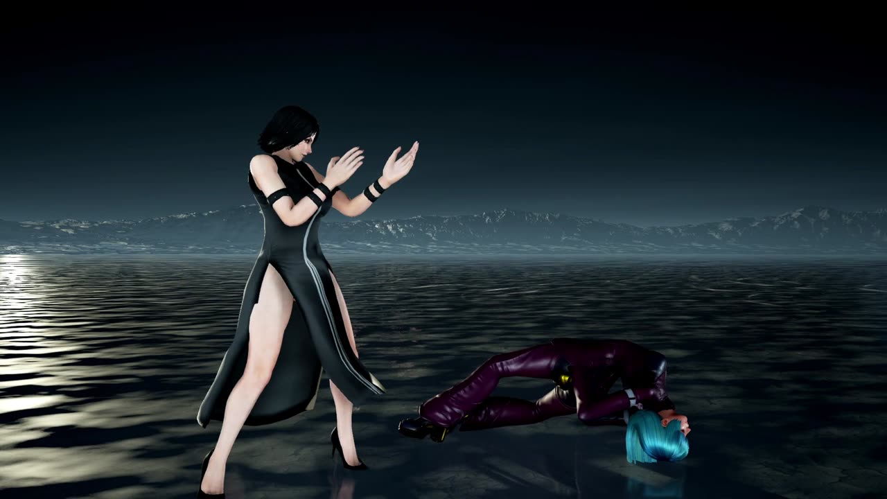 Tekken 7 My Asuka Trampling Kula Diamond With Her Loveable Black Big Toe