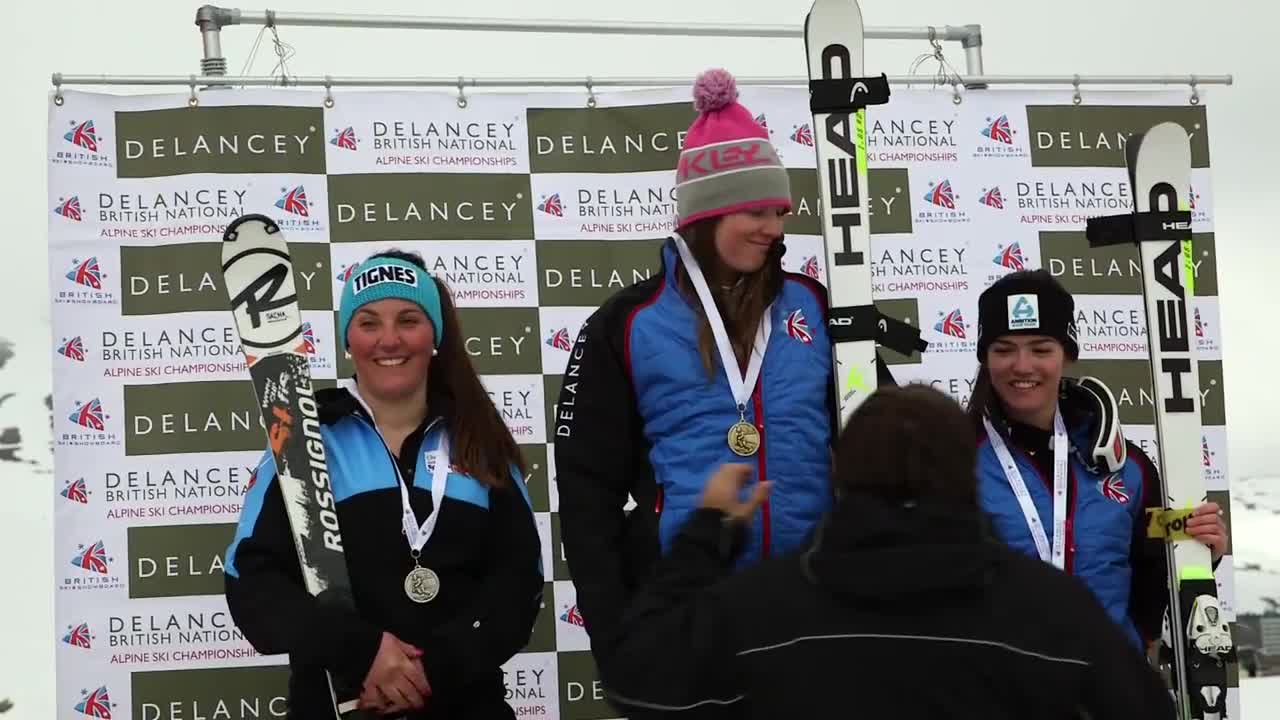 British Alpine Championships 2015: Alice MacAuley makes International Podium in Women's GS