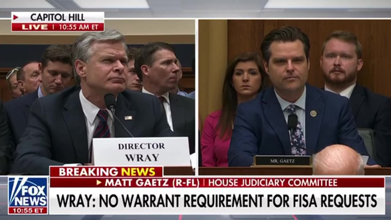 Matt Gaetz reads Hunter Biden’s shakedown msg to Wray.