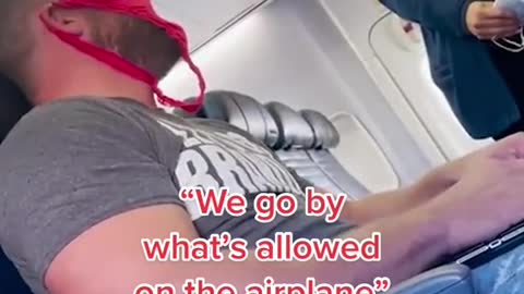 US man thrown out of flight for red thong mask