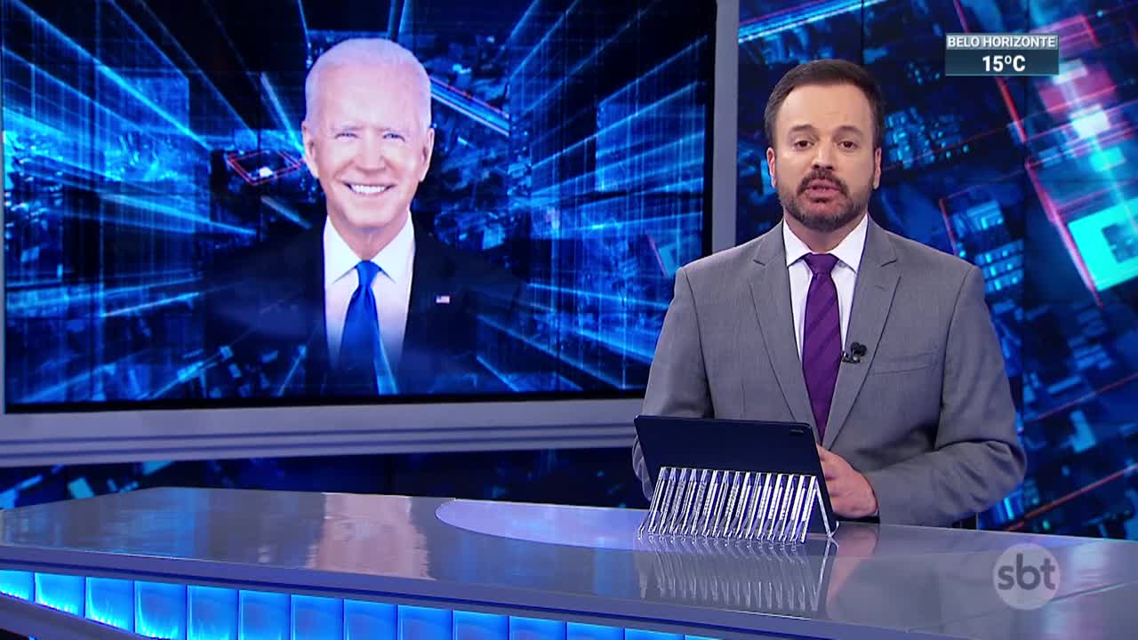 Biden afirma que democracia dos Estados Unidos está sob risco | SBT Brasil (03/11/22)