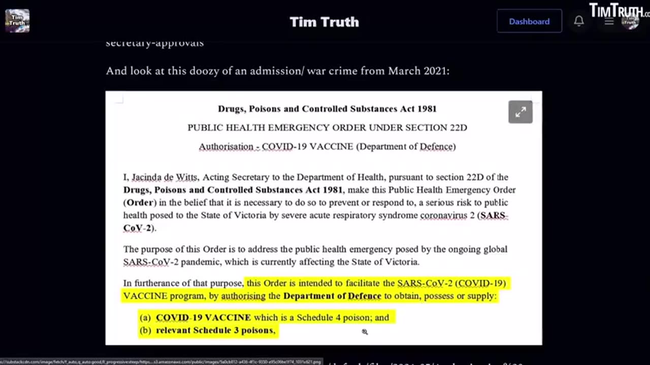 Australian Government has Openly planned to POISON its Citizens & Children! Then A Mass Die-Off....