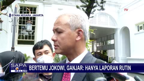 Bertemu Jokowi di Istana Negara, Ganjar Sebut Hanya Bahas Laporan Rutin Soal Pekerjaan!