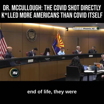 Dr. McCullough: The COVID Shot Directly K*lled More Americans Than COVID Itself