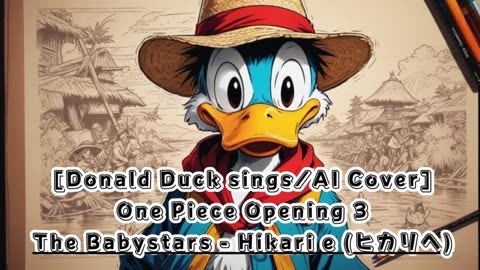 [Mickey Mouse sings/AI Cover] One Piece Opening 3 The Babystars - Hikari e