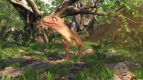 Funny dinosaur animal video