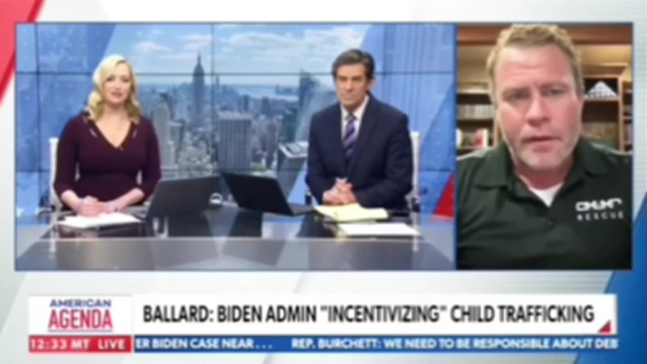 Tim Ballard on open borders and human trafficking children