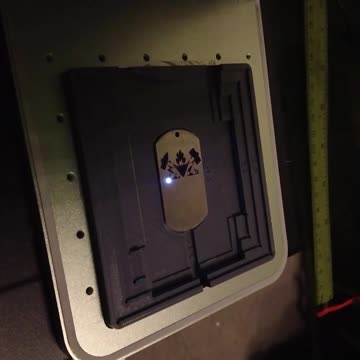 Laser Engraving Steel Dog Tag - xTool F1 - Hephaestus Tag