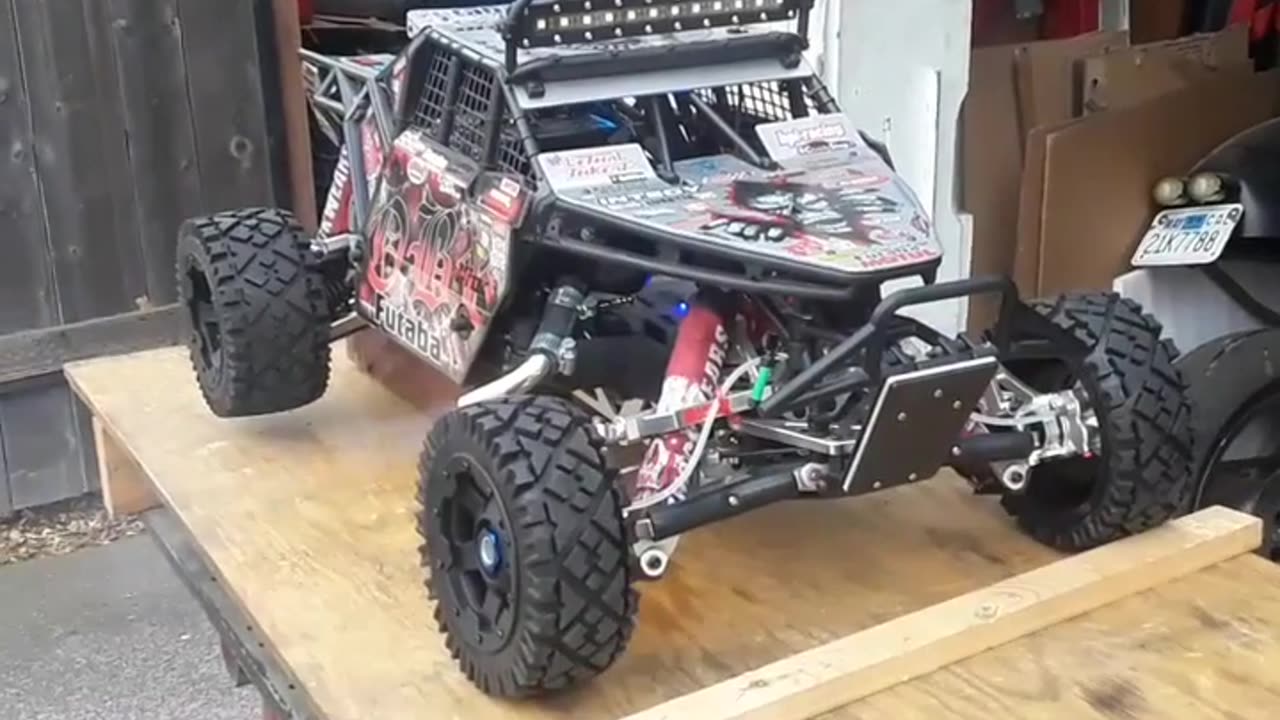 Hpi Baja with Kraken cage and OBR signature series G320.