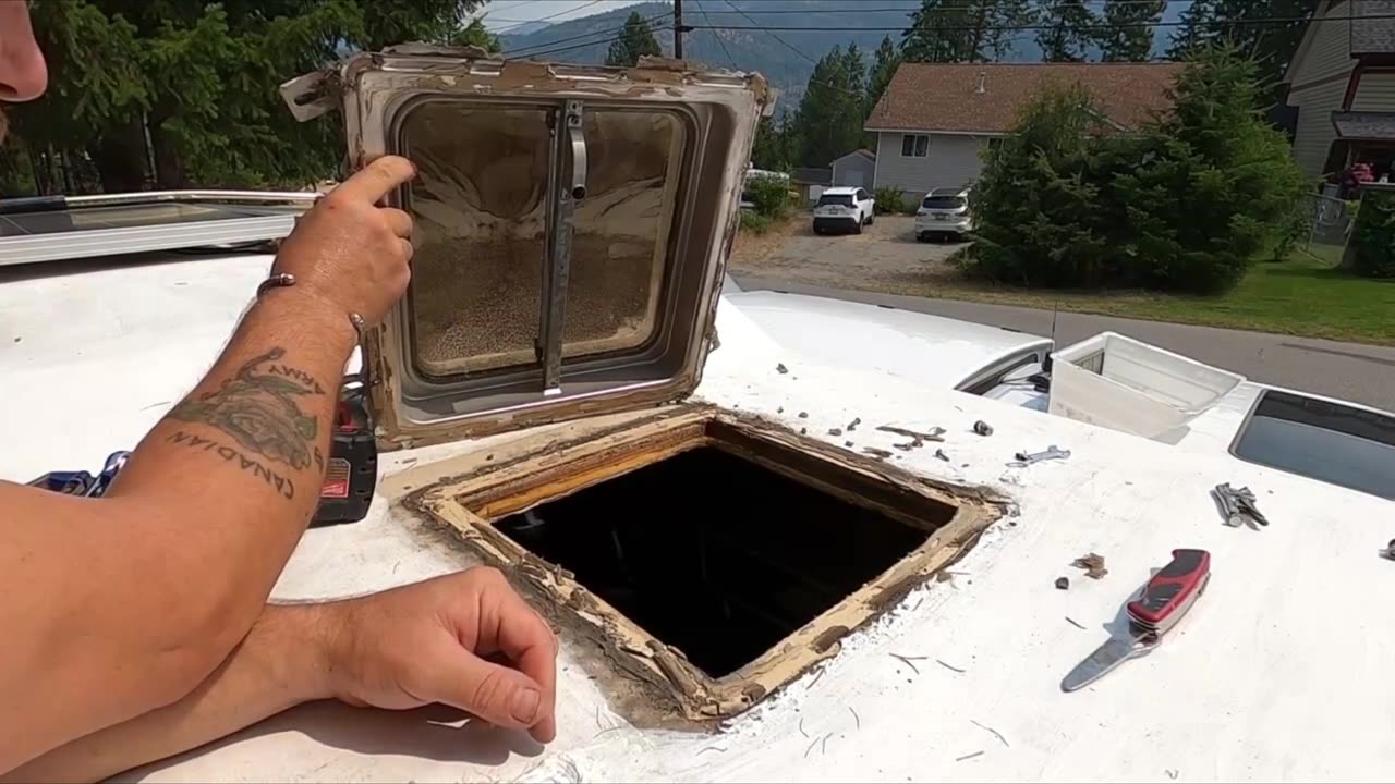 Removing the Old Vent